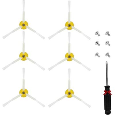 OEM Pièces Brosses Latérales Rechange Pour Irobot Roomba 600 700 800 900 Series 694 677 850 860 870 880 890 980 960 Aspirateur Robot Accessoires, Brosse Latérale Aspirateur + Tournevis - Publicité OEM Pièces Brosses Latérales Rechange Pour Irobot Roomba 600 700 800 900 Series 694 677 850 860 870 880 890 980 960 Aspirateur Robot Accessoires, Brosse Latérale Aspirateur + Tournevis - Publicité