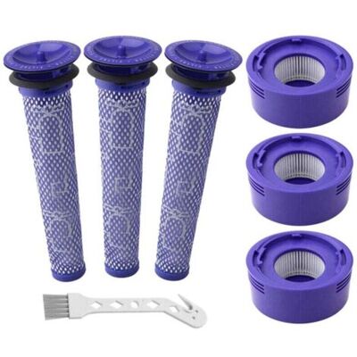 ABYSSE V8 Filtre Pour Dyson, 6pack Filtres De Rechange Pour Aspirateurs Dyson V6 Absolute Animal Motorhead Animal, 3 Post-filtres Hepa, 3 Pré-filtres Remplacez Les Pièces 965661-01 Et 967478-01 - Publicité ABYSSE V8 Filtre Pour Dyson, 6pack Filtres De Rechange Pour Aspirateurs Dyson V6 Absolute Animal Motorhead Animal, 3 Post-filtres Hepa, 3 Pré-filtres Remplacez Les Pièces 965661-01 Et 967478-01 - Publicité