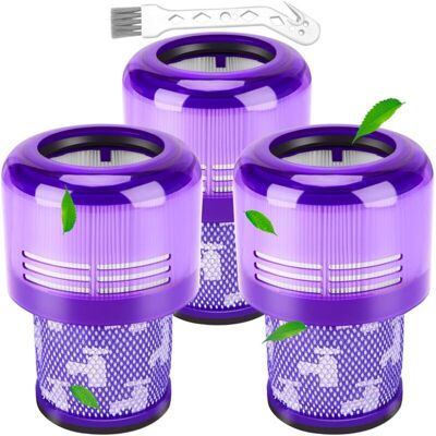 Andiamo Pack De 3 Filtres Hepa Pour Aspirateur Dyson V11 V15 – Remplacement Dy-970013-02 – Performance Optimale Et Entretien Facile - Publicité Andiamo Pack De 3 Filtres Hepa Pour Aspirateur Dyson V11 V15 – Remplacement Dy-970013-02 – Performance Optimale Et Entretien Facile - Publicité