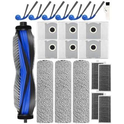 Scotch Kit De 21 Pièces De Rechange Compatibles Avec L'Aspirateur Ecovacs Deebot T80 Omni-1 Brosse Principale, 3 Brosse À Rouleau, 4 Filtres, 6 Sacs À Poussière, 6 Brosses Latérales Et 1 Bro - Publicité Scotch Kit De 21 Pièces De Rechange Compatibles Avec L'Aspirateur Ecovacs Deebot T80 Omni-1 Brosse Principale, 3 Brosse À Rouleau, 4 Filtres, 6 Sacs À Poussière, 6 Brosses Latérales Et 1 Bro - Publicité
