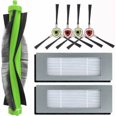 ACKERMAN Ensemble D'Accessoires De Nettoyage De Rechange Pour Aspirateur Irobot Roomba Combo 113 R113840, Pièces De Rechange Pour Robot Balayeur, 1 Brosse Rouleau + 2 Filtres + 4 Brosses Latérales - Publicité ACKERMAN Ensemble D'Accessoires De Nettoyage De Rechange Pour Aspirateur Irobot Roomba Combo 113 R113840, Pièces De Rechange Pour Robot Balayeur, 1 Brosse Rouleau + 2 Filtres + 4 Brosses Latérales - Publicité