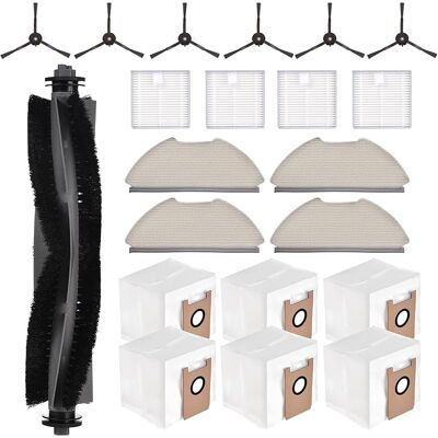 SANS MARQUE 21 Accessoires Pour Airrobo T20/t20+ Robot Aspirateur Pièces Détachées, 6 Sacs À Poussière 1 Brosse Principale 4 Filtres Hepa 4 Chiffons D'Essuyage 6 Brosses Latérales - Publicité SANS MARQUE 21 Accessoires Pour Airrobo T20/t20+ Robot Aspirateur Pièces Détachées, 6 Sacs À Poussière 1 Brosse Principale 4 Filtres Hepa 4 Chiffons D'Essuyage 6 Brosses Latérales - Publicité