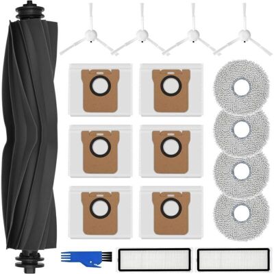 Melissa Compatible Avec Le Kit D'Accessoires Dreame L10s Ultra/ L10 Ultra, 6 Sacs D'Aspirateur Anti-poussière 4 Chiffons Lavables 4 Brosses Latérales 2 Filtres 1 Brosse Principale - Publicité Melissa Compatible Avec Le Kit D'Accessoires Dreame L10s Ultra/ L10 Ultra, 6 Sacs D'Aspirateur Anti-poussière 4 Chiffons Lavables 4 Brosses Latérales 2 Filtres 1 Brosse Principale - Publicité