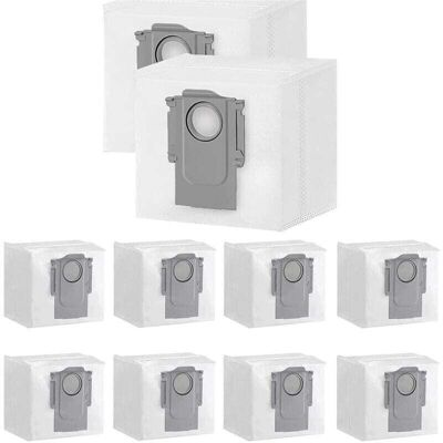 Melissa Lot De 10 Sacs À Poussière Pour Xiaomi Roborock S7 Max Ultra / S7 Pro Ultra / Q7+ / Q7 Max+ / Q5+ Station D'Aspiration Robot Aspirateur 3 L Grande Capacité Sac De Rechange Jetable,filtre Brosse,de Deb - Publicité Melissa Lot De 10 Sacs À Poussière Pour Xiaomi Roborock S7 Max Ultra / S7 Pro Ultra / Q7+ / Q7 Max+ / Q5+ Station D'Aspiration Robot Aspirateur 3 L Grande Capacité Sac De Rechange Jetable,filtre Brosse,de Deb - Publicité