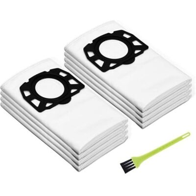 ABYSSE Lot De 8 Sacs De Filtre Sacs D'Aspirateur Pour Karcher Wd4 Wd5 Wd6 Mv4 Mv5 Mv6 Aspirateurs, Pièces De Rechange Kit D'Accessoires De Sacs D'Élimination De La Saleté Pour Kärcher 2.863-006.0 - Publicité ABYSSE Lot De 8 Sacs De Filtre Sacs D'Aspirateur Pour Karcher Wd4 Wd5 Wd6 Mv4 Mv5 Mv6 Aspirateurs, Pièces De Rechange Kit D'Accessoires De Sacs D'Élimination De La Saleté Pour Kärcher 2.863-006.0 - Publicité
