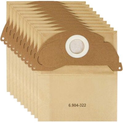 Andiamo Lot De 10 Sacs D’aspirateur Pour Karcher 6.904-322.0 - Publicité Andiamo Lot De 10 Sacs D’aspirateur Pour Karcher 6.904-322.0 - Publicité