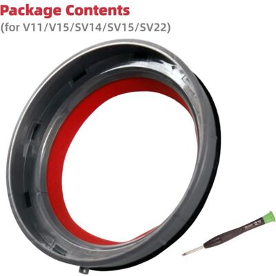 ACKERMAN Joint D'Étanchéité Fixe Pour Bac À Poussière, Compatible Avec Les Aspirateurs Dyson V11, V15, Sv14, Sv15 Et Sv22, Pièces De Rechange, Accessoires De Réparation - Publicité ACKERMAN Joint D'Étanchéité Fixe Pour Bac À Poussière, Compatible Avec Les Aspirateurs Dyson V11, V15, Sv14, Sv15 Et Sv22, Pièces De Rechange, Accessoires De Réparation - Publicité