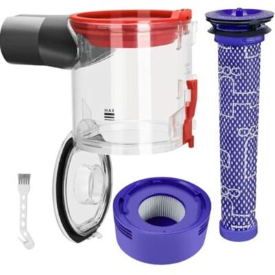 ACKERMAN Bac À Poussière Transparent Avec Pré-filtre Et Post-filtre Pour Dyson V7 V8 Aspirateur, Réservoir Pièces Détachées 967699-01 Accessoires Avec Brosse De Nettoyage, Pour Dyson Sv11/sv10 - Publicité ACKERMAN Bac À Poussière Transparent Avec Pré-filtre Et Post-filtre Pour Dyson V7 V8 Aspirateur, Réservoir Pièces Détachées 967699-01 Accessoires Avec Brosse De Nettoyage, Pour Dyson Sv11/sv10 - Publicité
