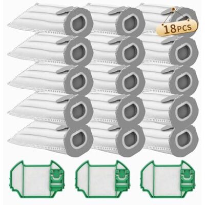 Scotch Lot De 15 Sacs D'Aspirateur Pour Vorwerk Kobold Vk7, Compatible Avec Vorwerk Kobold Vk7 Fp7, Avec 3 Filtres Hepa, Pièces De Rechange Pour Sac Filtrant, Sac À Poussière De Rechange Pou - Publicité Scotch Lot De 15 Sacs D'Aspirateur Pour Vorwerk Kobold Vk7, Compatible Avec Vorwerk Kobold Vk7 Fp7, Avec 3 Filtres Hepa, Pièces De Rechange Pour Sac Filtrant, Sac À Poussière De Rechange Pou - Publicité