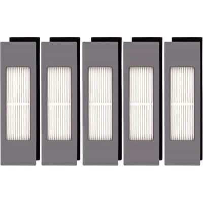 PELTOR (5 Pièces) Filtre Hepa Pour Robot Aspirateur Ecovacs Deebot Ozmo 920 950 T8 Aivi Max T9 T5 N5 N7 N8+ N8 Pro Plus Dx55 Dx93 Dj65, Kit De Filtres Pour Aspirateur Robot, Pièces De Rechange 5 Filtres - Publicité PELTOR (5 Pièces) Filtre Hepa Pour Robot Aspirateur Ecovacs Deebot Ozmo 920 950 T8 Aivi Max T9 T5 N5 N7 N8+ N8 Pro Plus Dx55 Dx93 Dj65, Kit De Filtres Pour Aspirateur Robot, Pièces De Rechange 5 Filtres - Publicité