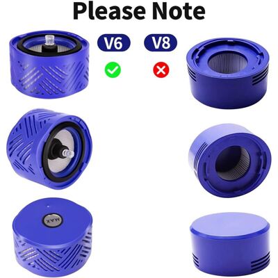 MOXIE Filtre Pour Dyson,filtres De Rechange Aspirateur Pour Dyson V6,v6 Motorhead, V6 Absolute Et V6 Animal,3 Pièces Post Hepa-filtre Et 3 Pièces Pre-filtre,remplace La Partie 965661-01 Et 966741-01(v6) Npt - Publicité MOXIE Filtre Pour Dyson,filtres De Rechange Aspirateur Pour Dyson V6,v6 Motorhead, V6 Absolute Et V6 Animal,3 Pièces Post Hepa-filtre Et 3 Pièces Pre-filtre,remplace La Partie 965661-01 Et 966741-01(v6) Npt - Publicité