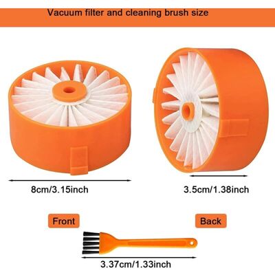 MOXIE Lot De 8 Filtres Pour Aspirateur Pour Black + Decker Bsv2020g Et Bsv2020p Sans Fil Et Accessoires Filtres De Rechange Powerseries Extreme Aspirateur-balai Avec Brosse De Nettoyage Npterbl - Publicité MOXIE Lot De 8 Filtres Pour Aspirateur Pour Black + Decker Bsv2020g Et Bsv2020p Sans Fil Et Accessoires Filtres De Rechange Powerseries Extreme Aspirateur-balai Avec Brosse De Nettoyage Npterbl - Publicité
