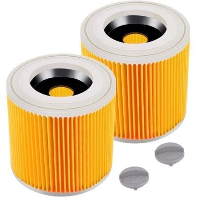 PELTOR Lot De 2 Filtres Cartouche Pour Krcher Wd3 Premium, Wd2, Wd3, Wd3p, Mv2, Mv3 - Filtre Wd3 - Filtre De Rechange Pour Aspirateur Krcher 6.414-552.0/64145520 - Publicité PELTOR Lot De 2 Filtres Cartouche Pour Krcher Wd3 Premium, Wd2, Wd3, Wd3p, Mv2, Mv3 - Filtre Wd3 - Filtre De Rechange Pour Aspirateur Krcher 6.414-552.0/64145520 - Publicité
