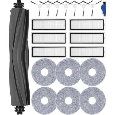 ACKERMAN Kit D'Accessoires Pour Aspirateur Dreame L10s Ultra, L10 Ultra : 1 Brosse Principale, 6 Filtres Hepa, 6 Chiffons, 7 Brosses Latérales, Pi - Publicité ACKERMAN Kit D'Accessoires Pour Aspirateur Dreame L10s Ultra, L10 Ultra : 1 Brosse Principale, 6 Filtres Hepa, 6 Chiffons, 7 Brosses Latérales, Pi - Publicité