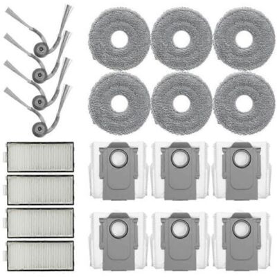 OEM Pièces Détachées Pour Aspirateur Roborock Saros Z70 / Saros Z70 Ultra : Brosse Latérale, Filtre Hepa, Lingette, Sac À Poussière - Publicité OEM Pièces Détachées Pour Aspirateur Roborock Saros Z70 / Saros Z70 Ultra : Brosse Latérale, Filtre Hepa, Lingette, Sac À Poussière - Publicité