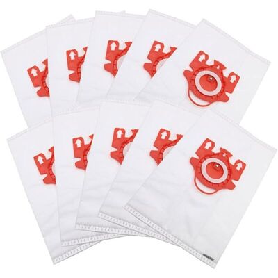 MOXIE 10 Pièces Pour Accessoires D'Aspirateur Miele Fjm Série 3d Sac À Poussière Non Tissé Sac D'Aspiration De Poussière Pour Miele Fjm C1 Et C2 Synthétique - Publicité MOXIE 10 Pièces Pour Accessoires D'Aspirateur Miele Fjm Série 3d Sac À Poussière Non Tissé Sac D'Aspiration De Poussière Pour Miele Fjm C1 Et C2 Synthétique - Publicité