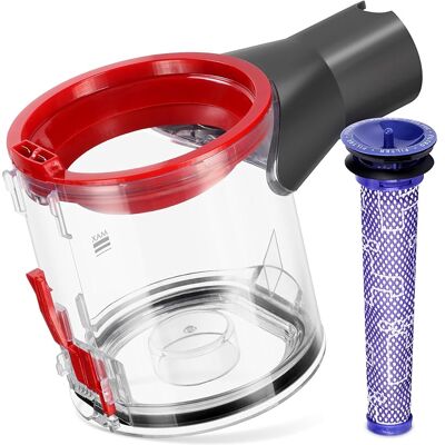 SANS MARQUE Bac À Poussière Pour Dyson V7 V8 Sv10 Sv11 Aspirateur Pièces Détachées, Bac De Récupération Remplacement Pour Dyson Aspirateur Sans Fil Bac À Poussière Part No.967699-01 - Publicité SANS MARQUE Bac À Poussière Pour Dyson V7 V8 Sv10 Sv11 Aspirateur Pièces Détachées, Bac De Récupération Remplacement Pour Dyson Aspirateur Sans Fil Bac À Poussière Part No.967699-01 - Publicité