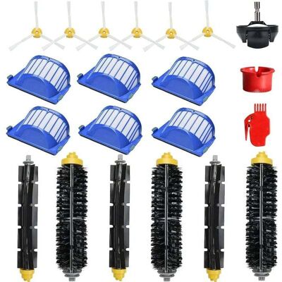 ACKERMAN Accessoires Kit Pour Irobot Roomba 600 Série 671 692 694 697 698 650 651 660 690 Rouleau De Filtre À Brosse Balai Pièces De Rechange - Publicité ACKERMAN Accessoires Kit Pour Irobot Roomba 600 Série 671 692 694 697 698 650 651 660 690 Rouleau De Filtre À Brosse Balai Pièces De Rechange - Publicité