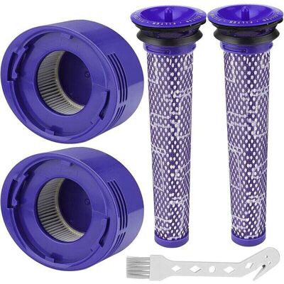 Scotch Filtre Pour Dyson V8/v7, Filtres De Rechange Lavable Pour Aspirateur Dyson V7/v8 Absolute Et Animal, Accessoire Aspirateur Pour Dyson V8 Avec 2 Post-filtres Hepa, 2 Pré-filtres, 1 Outil De Nett - Publicité Scotch Filtre Pour Dyson V8/v7, Filtres De Rechange Lavable Pour Aspirateur Dyson V7/v8 Absolute Et Animal, Accessoire Aspirateur Pour Dyson V8 Avec 2 Post-filtres Hepa, 2 Pré-filtres, 1 Outil De Nett - Publicité