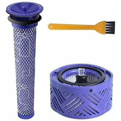 SANS MARQUE Filtre Hepa Post-motor V6 Et Préfiltre D'Aspirateur V6 V7 V8, Kit De Filtre De Rechange Dyson V6 Series, Accessoire D'Aspirateur Dy-966912-03 (lot De 3 Avec Brosse De Nettoyage) - Publicité SANS MARQUE Filtre Hepa Post-motor V6 Et Préfiltre D'Aspirateur V6 V7 V8, Kit De Filtre De Rechange Dyson V6 Series, Accessoire D'Aspirateur Dy-966912-03 (lot De 3 Avec Brosse De Nettoyage) - Publicité