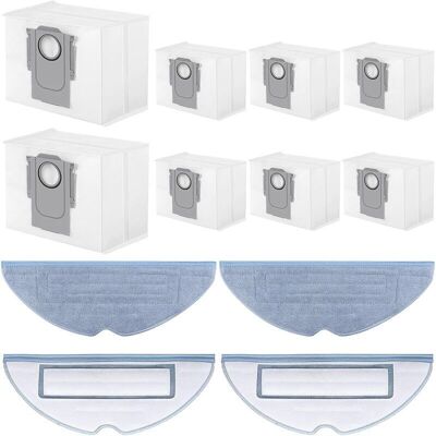 BRAST Ymyny Accessoires Pour Roborock Aspirateurs Robot S7 Maxv Ultra/ S7 Pro Ultra, Accessoires Kit Englober 8 Sacs Aspirateur Et 4 Serpillière, Pour Nettoyage Des Sols - Publicité BRAST Ymyny Accessoires Pour Roborock Aspirateurs Robot S7 Maxv Ultra/ S7 Pro Ultra, Accessoires Kit Englober 8 Sacs Aspirateur Et 4 Serpillière, Pour Nettoyage Des Sols - Publicité