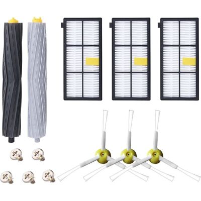 Vision Kit D'Accessoires Pour Irobot Roomba Séries 800 900 805 850 860 865 866 870 871 880 886 890 891 895 896 960 980, Pièces De Rechange Abclife, Brosse Et Filtres Pour Aspirateur (13 En 1) - Publicité Vision Kit D'Accessoires Pour Irobot Roomba Séries 800 900 805 850 860 865 866 870 871 880 886 890 891 895 896 960 980, Pièces De Rechange Abclife, Brosse Et Filtres Pour Aspirateur (13 En 1) - Publicité