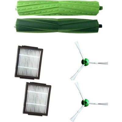 ACKERMAN Ahlsen Kit D'Accessoires De Rechange Pour Irobot Roomba Série I Irobot I7 E5 E6 Filtre, Brosse Principale Et Brosse Latérale Personnalisable - Publicité ACKERMAN Ahlsen Kit D'Accessoires De Rechange Pour Irobot Roomba Série I Irobot I7 E5 E6 Filtre, Brosse Principale Et Brosse Latérale Personnalisable - Publicité