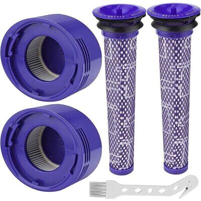 Scotch Filtre Aspirateur Dyson V7/v8 – Kit De 2 Pré-filtres Et 2 Post-filtres Hepa Lavables – Accessoire Pour Élimination Des Allergènes - Publicité Scotch Filtre Aspirateur Dyson V7/v8 – Kit De 2 Pré-filtres Et 2 Post-filtres Hepa Lavables – Accessoire Pour Élimination Des Allergènes - Publicité
