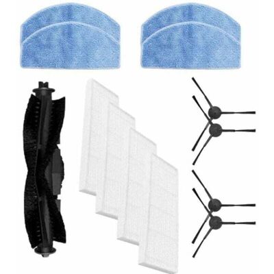 Melissa Kit D'Accessoires Pour Aspirateur Robot G8000/g8000 Pro/honiture G20/laresar Evol 3, Accessoires De Rechange Avec 1 Brosse Principale, 4 Brosses Latérales, 4 Filtres Hepa, 4 Lingettes,de Debuns - Publicité Melissa Kit D'Accessoires Pour Aspirateur Robot G8000/g8000 Pro/honiture G20/laresar Evol 3, Accessoires De Rechange Avec 1 Brosse Principale, 4 Brosses Latérales, 4 Filtres Hepa, 4 Lingettes,de Debuns - Publicité