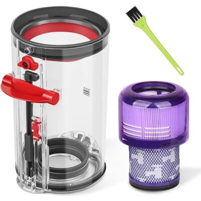 PELTOR Bac À Poussière Pour Dyson V11 V15 Pièces De Rechange Réservoir V11 V15 Sv14 Sv17 Sv15 Sv22 Sv28 Accessoires D'Aspirateur Poubelle Boîte À Poussière Avec Filtre - Publicité PELTOR Bac À Poussière Pour Dyson V11 V15 Pièces De Rechange Réservoir V11 V15 Sv14 Sv17 Sv15 Sv22 Sv28 Accessoires D'Aspirateur Poubelle Boîte À Poussière Avec Filtre - Publicité