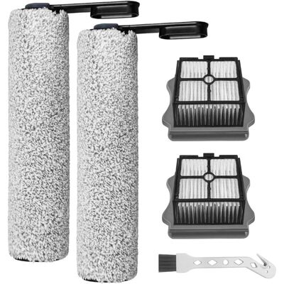 Melissa Rouleau De Brosse De Rechange Et Filtre Hepa Pour Tineco Floor One S5 / S5 Pro / S5 Pro 2 / S5 Extreme Aspirateur Humide Et Sec, 2 Rouleaux De Brosse + 2 Filtres + 1 Brosse De Nettoyage - Publicité Melissa Rouleau De Brosse De Rechange Et Filtre Hepa Pour Tineco Floor One S5 / S5 Pro / S5 Pro 2 / S5 Extreme Aspirateur Humide Et Sec, 2 Rouleaux De Brosse + 2 Filtres + 1 Brosse De Nettoyage - Publicité