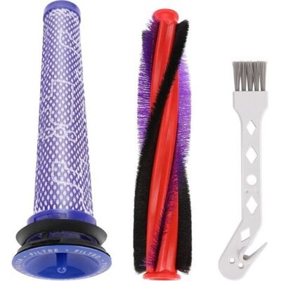 ACKERMAN Aspirateur Set D'Accessoires Pour Dyson, 185mm Brosse Rouleau Remplacement Filtre Pièces Accessoires Pour Dyson V6 Dc59 Dc62 Sv03 Aspirateur Domestique Pièce - Publicité ACKERMAN Aspirateur Set D'Accessoires Pour Dyson, 185mm Brosse Rouleau Remplacement Filtre Pièces Accessoires Pour Dyson V6 Dc59 Dc62 Sv03 Aspirateur Domestique Pièce - Publicité
