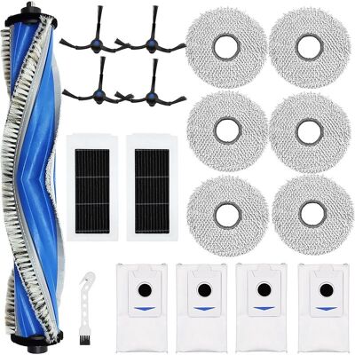 Vision Pièces De Rechange Pour Aspirateur Robot Ecovacs Deebot X5 Omni Et X5 Pro : 1 Brosse Principale, 6 Lingettes, 4 Sacs À Poussière, 2 Filtres Et 4 Brosses Latérales. Publicité Vision Pièces De Rechange Pour Aspirateur Robot Ecovacs Deebot X5 Omni Et X5 Pro : 1 Brosse Principale, 6 Lingettes, 4 Sacs À Poussière, 2 Filtres Et 4 Brosses Latérales. Publicité