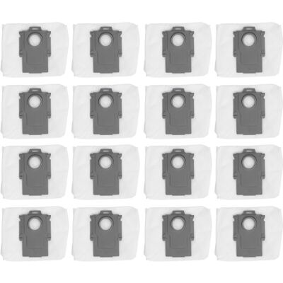 PELTOR Jeffergarden Lot De 16 Sacs À Poussière De Rechange En Tissu Non Tissé Pour Aspirateur Robot S8+, S8 Pro Ultra, S7, Q5, Q5+, Q7 Et Q7+ - Publicité PELTOR Jeffergarden Lot De 16 Sacs À Poussière De Rechange En Tissu Non Tissé Pour Aspirateur Robot S8+, S8 Pro Ultra, S7, Q5, Q5+, Q7 Et Q7+ - Publicité