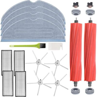 Andiamo Kit D'Accessoires Pour Roborock S7 Maxv Ultra – 4 Serpillières Microfibre – 2 Brosses Principales – 4 Filtres Hepa – 4 Brosses Latérales – 1 Brosse Nettoyage - 2brosse - Publicité Andiamo Kit D'Accessoires Pour Roborock S7 Maxv Ultra – 4 Serpillières Microfibre – 2 Brosses Principales – 4 Filtres Hepa – 4 Brosses Latérales – 1 Brosse Nettoyage - 2brosse - Publicité