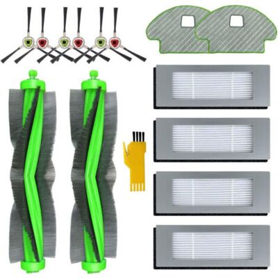 Barkbustersaccessoire Pour Aspirateur,kit D'Accessoires De Rechange Pour Robot Aspirateur Irobot Roomba Combo113 R113840 14 Paquets 2 Brosses Principales, 4 Filtres, 6brosses Latérales, 2 Chiffons De - Publicité Barkbustersaccessoire Pour Aspirateur,kit D'Accessoires De Rechange Pour Robot Aspirateur Irobot Roomba Combo113 R113840 14 Paquets 2 Brosses Principales, 4 Filtres, 6brosses Latérales, 2 Chiffons De - Publicité