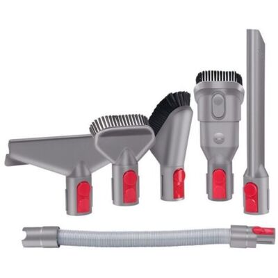 Barkbusters6 Pièces Pour Dyson De Remplacement Pour Brosse Dyson & Extension Tuyau, Set De Pièces De Rechange Dyson Aspirateur V7 V8 V10 V11 V15 Adaptation Parfaite Et Aspiration En Profondeur - Publicité Barkbusters6 Pièces Pour Dyson De Remplacement Pour Brosse Dyson & Extension Tuyau, Set De Pièces De Rechange Dyson Aspirateur V7 V8 V10 V11 V15 Adaptation Parfaite Et Aspiration En Profondeur - Publicité