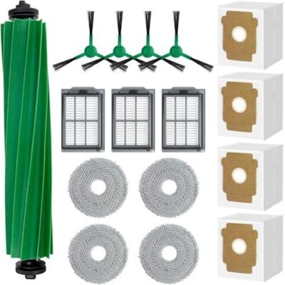 Scotch Kit De 16 Pièces De Rechange Pour Aspirateur Pour Irobot Roomba Plus 505/405, Pièces D'Accessoires, 1 Brosse Principale, 3 Filtres Hepa, 4 Brosses Latérales, 4 Sacs À Poussière, 4 Chi - Publicité Scotch Kit De 16 Pièces De Rechange Pour Aspirateur Pour Irobot Roomba Plus 505/405, Pièces D'Accessoires, 1 Brosse Principale, 3 Filtres Hepa, 4 Brosses Latérales, 4 Sacs À Poussière, 4 Chi - Publicité