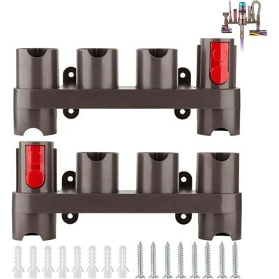 BRAST Support D'Accessoires Pour Accessoires D'Aspirateur Dyson Gen5 V15 V12 V7 V8 V10 V11 Sv10 Sv11, Support Accessoire Dyson (10 Prises De Rangement, Paquet De 2) - Publicité BRAST Support D'Accessoires Pour Accessoires D'Aspirateur Dyson Gen5 V15 V12 V7 V8 V10 V11 Sv10 Sv11, Support Accessoire Dyson (10 Prises De Rangement, Paquet De 2) - Publicité