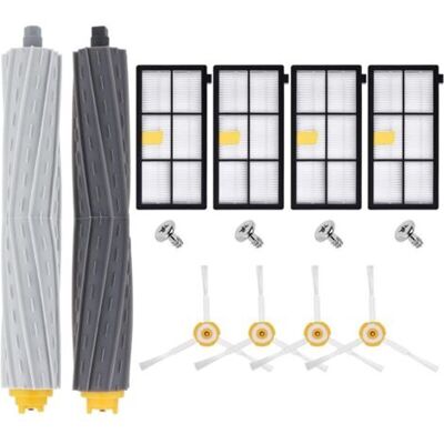 Barkbusterskit Pièces Accessoires De Rémplacement Pour Irobot Roomba 800 900 Series 860 865 866 870 871 875 876 880 886 896 960 966 971 976 980 981 Brosses De Rechange Filtre Accessoires Pour Aspirate - Publicité Barkbusterskit Pièces Accessoires De Rémplacement Pour Irobot Roomba 800 900 Series 860 865 866 870 871 875 876 880 886 896 960 966 971 976 980 981 Brosses De Rechange Filtre Accessoires Pour Aspirate - Publicité