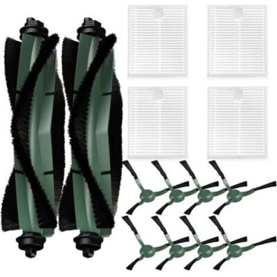 Vision Kit D'Accessoires 14 Pièces Pour Aspirateur Robot Irobot Roomba Essential Series Q052-vac2 105 Q0120 Y0140 Y0110 Q011, 2 Brosses Rotatives, 8 Brosses Latérales Et 4 Filtres Hepa - Publicité Vision Kit D'Accessoires 14 Pièces Pour Aspirateur Robot Irobot Roomba Essential Series Q052-vac2 105 Q0120 Y0140 Y0110 Q011, 2 Brosses Rotatives, 8 Brosses Latérales Et 4 Filtres Hepa - Publicité