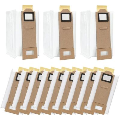 PELTOR 12 Sacs À Poussière Pour Roborock S7 S7 Plus S7 Max T7s T7s Plus, Sac D'Aspirateur De Remplacement Pour Roborock Station D'Aspiration - Publicité PELTOR 12 Sacs À Poussière Pour Roborock S7 S7 Plus S7 Max T7s T7s Plus, Sac D'Aspirateur De Remplacement Pour Roborock Station D'Aspiration - Publicité