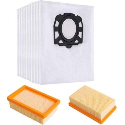 ABYSSE 10 Pièces Sac Aspirateur Pour Karcher Wd4 Wd5 Wd6 Mv4 Mv5 Mv6 Avec 2 Filtre Pour Karcher 2.863-005.0 Wd4 Wd5 - Publicité ABYSSE 10 Pièces Sac Aspirateur Pour Karcher Wd4 Wd5 Wd6 Mv4 Mv5 Mv6 Avec 2 Filtre Pour Karcher 2.863-005.0 Wd4 Wd5 - Publicité