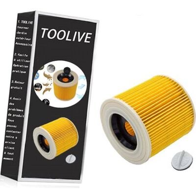 ACKERMAN Lot De 2 Filtres À Cartouche Pour Aspirateur Kärcher – Filtration H12 Hepa – Matériau Papier Filtre Et Tissu Melt Blown – Accessoire Compatible - Wd 3 P - Publicité ACKERMAN Lot De 2 Filtres À Cartouche Pour Aspirateur Kärcher – Filtration H12 Hepa – Matériau Papier Filtre Et Tissu Melt Blown – Accessoire Compatible - Wd 3 P - Publicité
