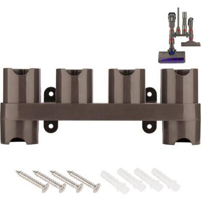 SCORPIO Support Mural Pour Aspirateur Sans Fil Dyson V15 V7 V8 V10 V11 Sv10 Sv11, Station D'Accueil, Organisateur, Brosses, Accessoire De Rangement (6 Prises De Rangement) - Publicité SCORPIO Support Mural Pour Aspirateur Sans Fil Dyson V15 V7 V8 V10 V11 Sv10 Sv11, Station D'Accueil, Organisateur, Brosses, Accessoire De Rangement (6 Prises De Rangement) - Publicité