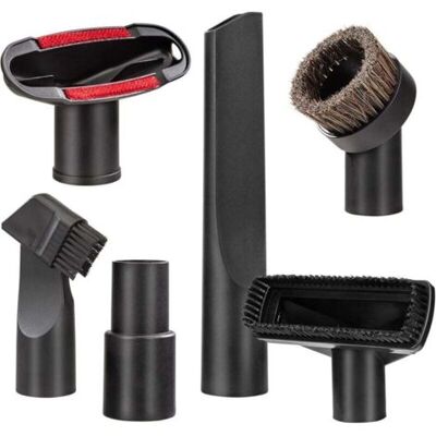 ABYSSE Accessoires Pour Aspirateur, 6 Pièces Embouts Pour Aspirateurs Brosse Universelle Pour Coussins, Suceur Plat, Brosse À Matelas, Brosse D'Aspiration Avec Adaptateur 32 Mm Et 35 Mm - Publicité ABYSSE Accessoires Pour Aspirateur, 6 Pièces Embouts Pour Aspirateurs Brosse Universelle Pour Coussins, Suceur Plat, Brosse À Matelas, Brosse D'Aspiration Avec Adaptateur 32 Mm Et 35 Mm - Publicité