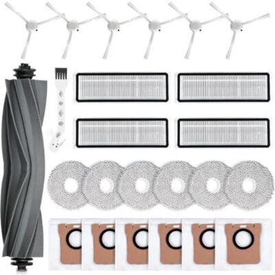 URSUS Kit D'Accessoires 18 Pièces Pour Aspirateur Dreametech L10s Ultra / L10 Ultra, Comprenant 1 Brosse Principale, 4 Filtres Hepa, 6 Brosses Latérales, 6 Tampons De Nettoyage Et 1 Brosse De Nettoyage. Publicité URSUS Kit D'Accessoires 18 Pièces Pour Aspirateur Dreametech L10s Ultra / L10 Ultra, Comprenant 1 Brosse Principale, 4 Filtres Hepa, 6 Brosses Latérales, 6 Tampons De Nettoyage Et 1 Brosse De Nettoyage. Publicité
