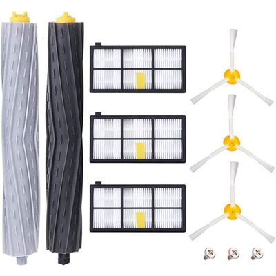 MOXIE Aougo – Kit De Pièces Accessoires Pour Aspirateur Robot Irobot Roomba 800/900 – 2 Extracteurs Aeroforce, 3 Brosses, 3 Filtres Hepa – Installation Facile - 11in1 - Publicité MOXIE Aougo – Kit De Pièces Accessoires Pour Aspirateur Robot Irobot Roomba 800/900 – 2 Extracteurs Aeroforce, 3 Brosses, 3 Filtres Hepa – Installation Facile - 11in1 - Publicité