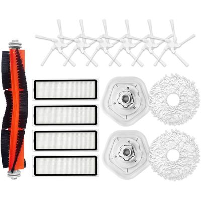 MOXIE Ensemble D'Accessoires De Rechange Pièces Pour Aspirateur Robot Pour Dreame Bot W10/w10 Pro, 1 Brosse Rouleau + 4 Filtres + 6 Brosses Latérales + 2 Chiffons + 2 Supports De Serpillière - Publicité MOXIE Ensemble D'Accessoires De Rechange Pièces Pour Aspirateur Robot Pour Dreame Bot W10/w10 Pro, 1 Brosse Rouleau + 4 Filtres + 6 Brosses Latérales + 2 Chiffons + 2 Supports De Serpillière - Publicité