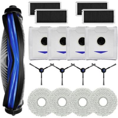 URSUS Accessoires De Rechange Pour Ecovacs Deebot N30 Omni/n30 Pro : Le Kit Comprend 1 Brosse Principale, 4 Filtres Hepa, 4 Lingettes De Nettoyage, 4 Sacs À Poussière Et 4 Brosses Latérales. Publicité URSUS Accessoires De Rechange Pour Ecovacs Deebot N30 Omni/n30 Pro : Le Kit Comprend 1 Brosse Principale, 4 Filtres Hepa, 4 Lingettes De Nettoyage, 4 Sacs À Poussière Et 4 Brosses Latérales. Publicité